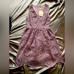 Purple tea party dress ( ◠‿◠ )